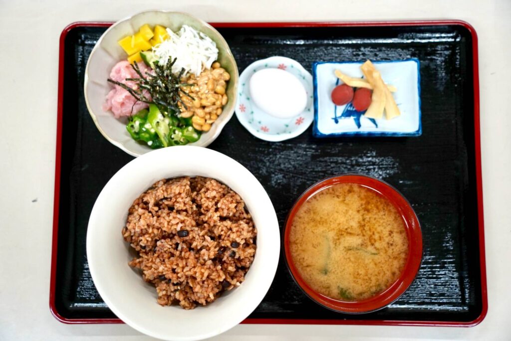 酵素玄米定食　甲府